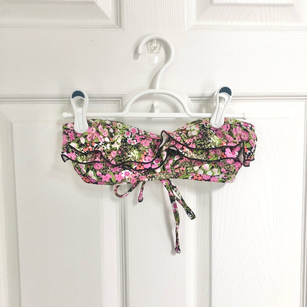 FREE Rampage S Floral Bikini Strapless Top - Picture 1 of 4